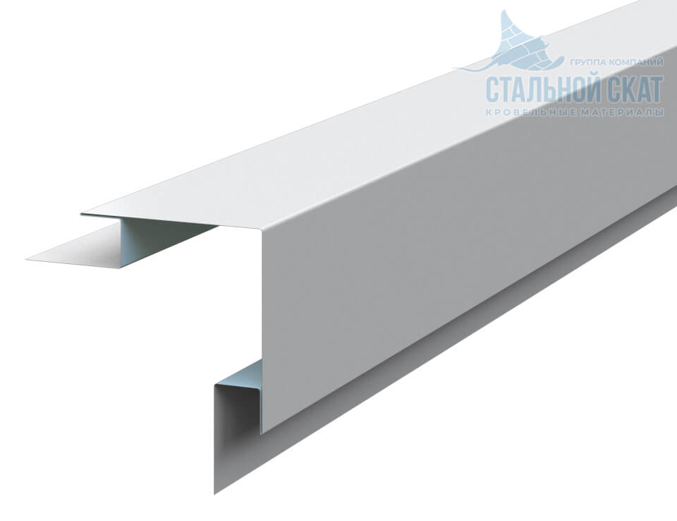 Планка угла наружного сложного 75х75х3000 NormanMP (ПЭ-01-9003-0.5) в Щелково