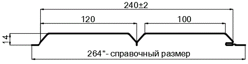 Фото: Софит Lбрус-15х240 (ПЭ-01-1035-0.45) в Щелково