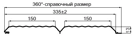 Фото: Сайдинг Lбрус-XL-В-14х335 NormanMP (ПЭ-01-1014-0.5) в Щелково