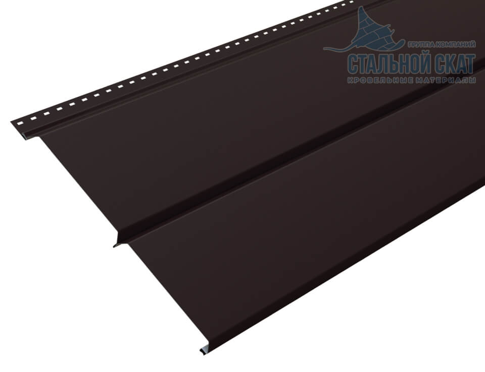 Сайдинг Lбрус-XL-14х335 (VALORI-20-DarkBrown-0.5) в Щелково