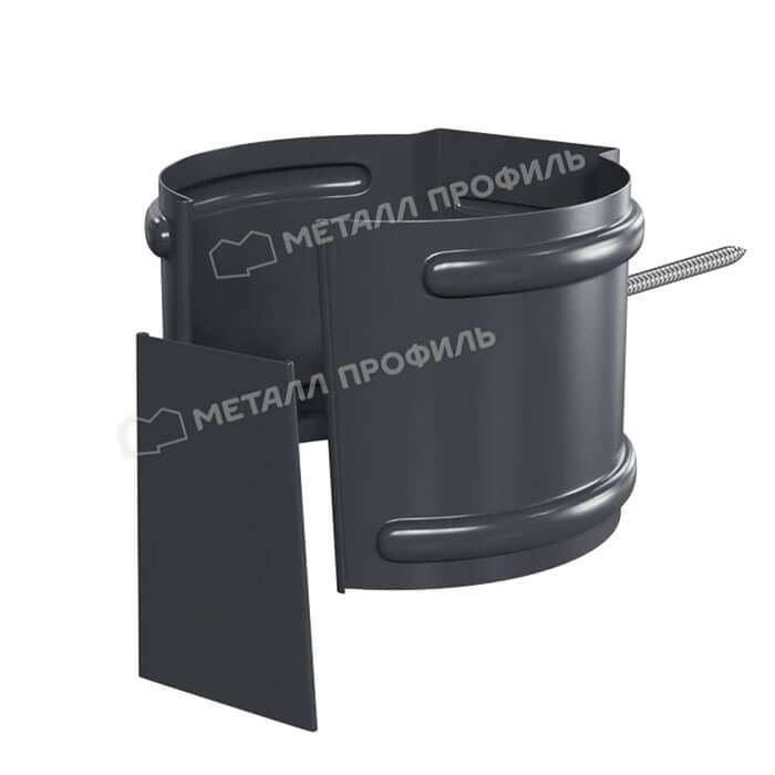 Держатель трубы D100 (на кирпич) Foramina Freeze (FRZ_D-01-Grey\Grey-0.6)