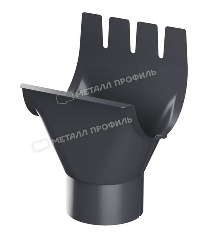 Воронка выпускная D125/100 Foramina Freeze (FRZ_D-01-Grey\Grey-0.6)